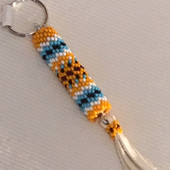 Ladies Beaded Keyring Tassel - Picture 2 of 2